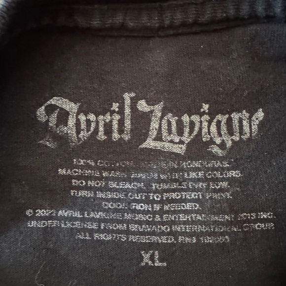 Avril Lavigne concert tee - Picture 2 of 3